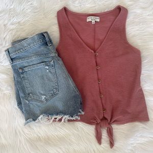 ✨ LOWEST PRICE Madewell Tie Tank